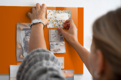 Magnettafel Orange Farbe