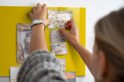 Magnettafel Hellgelbe Farbe