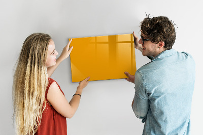 Magnetwand Goldgelbe Farbe