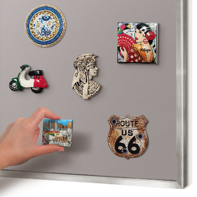 Dekoratives Magnetboard aus Metall in Silberrahmen Aschgrau