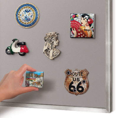 Dekoratives Magnetboard aus Metall in Silberrahmen Aschgrau