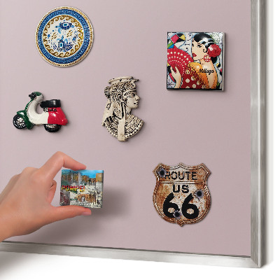 Metalltafel für Magnete mit silbernem Rahmen Pastelllila