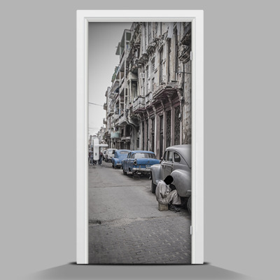 Selbstklebende Türposter Die 1950er Jahre