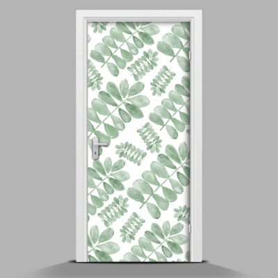 Türaufkleber Akazienblätter