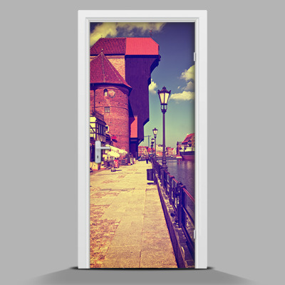 Türaufkleber Danzig im Sommer