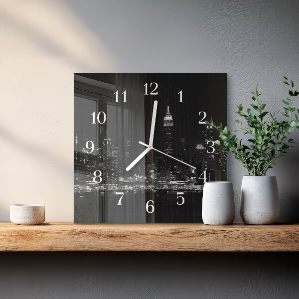 Wanduhr quadratisch Horizont