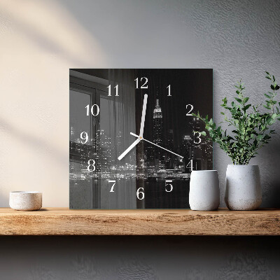 Wanduhr quadratisch Horizont