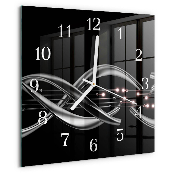 Wanduhr quadratisch Abstraktion