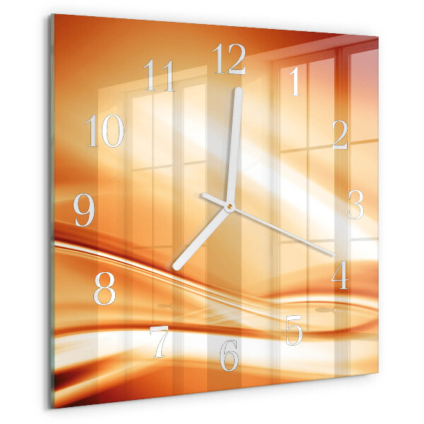 Wanduhr quadratisch Abstraktion