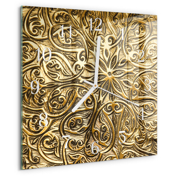 Wanduhr quadratisch Mosaik