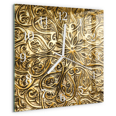 Wanduhr quadratisch Mosaik