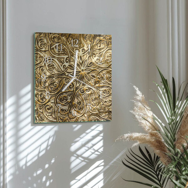 Wanduhr quadratisch Mosaik