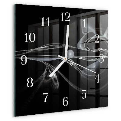Wanduhr quadratisch Abstraktion