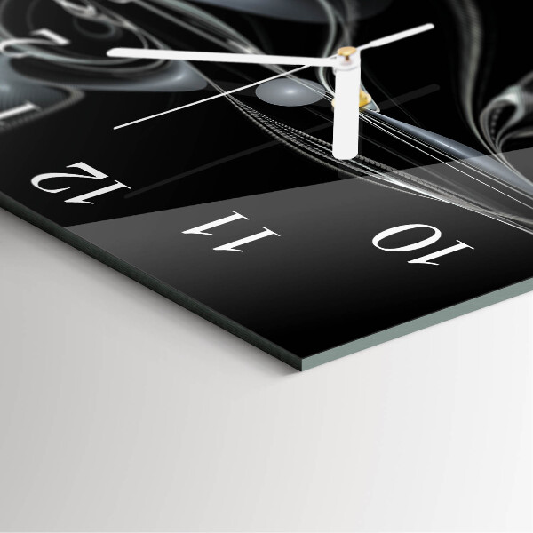 Wanduhr quadratisch Abstraktion
