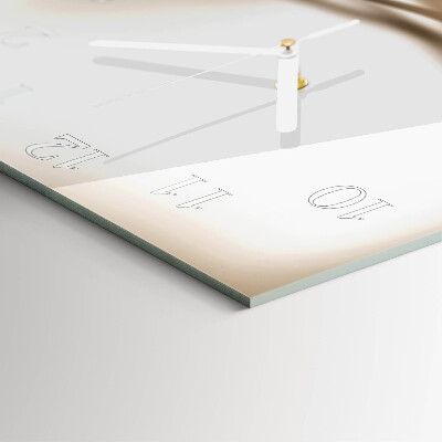 Wanduhr quadratisch Abstrakte Linien