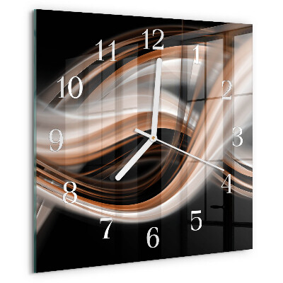 Wanduhr quadratisch Abstrakte Kunst