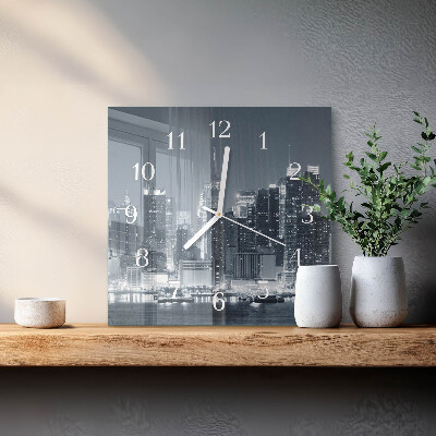 Wanduhr quadratisch Horizont