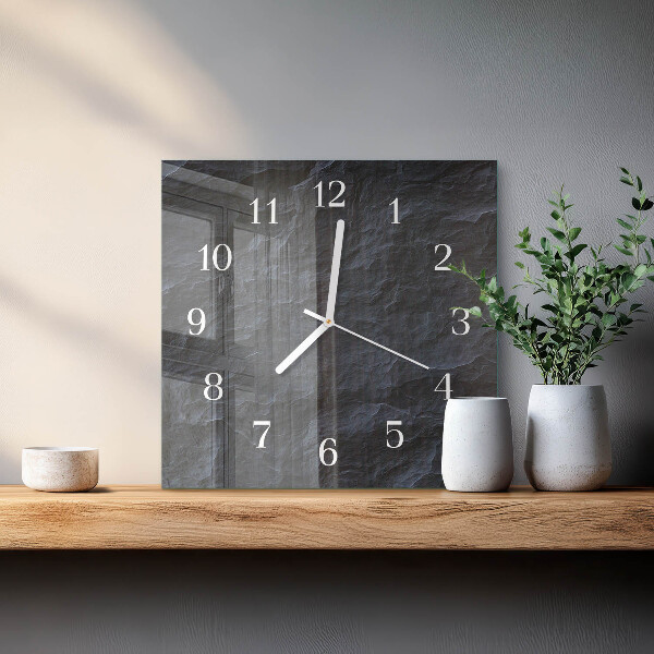 Wanduhr quadratisch Hintergrund