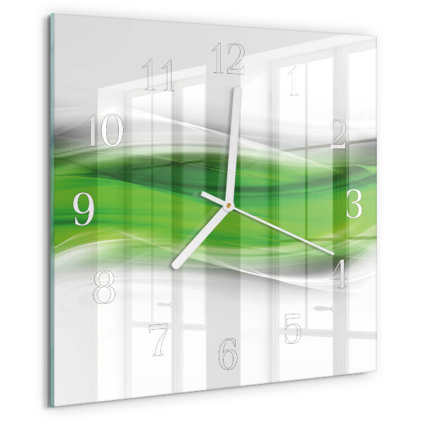 Wanduhr quadratisch Abstraktion