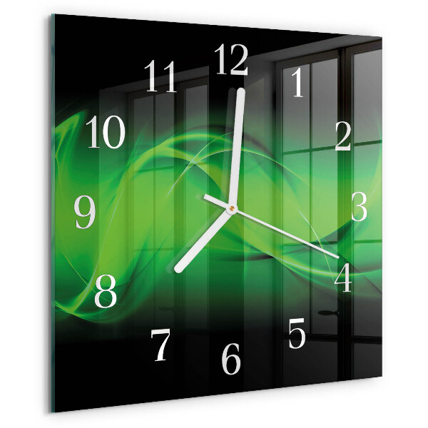 Wanduhr quadratisch Abstraktion