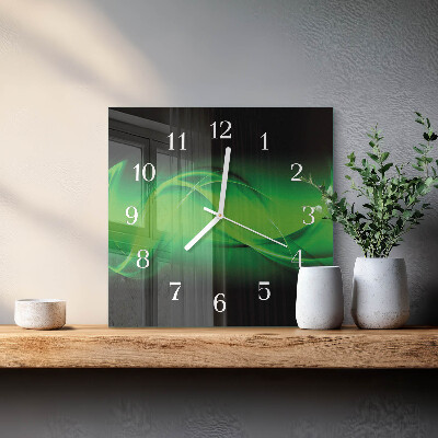 Wanduhr quadratisch Abstraktion