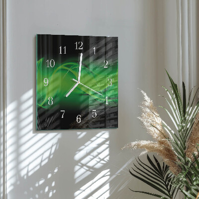 Wanduhr quadratisch Abstraktion