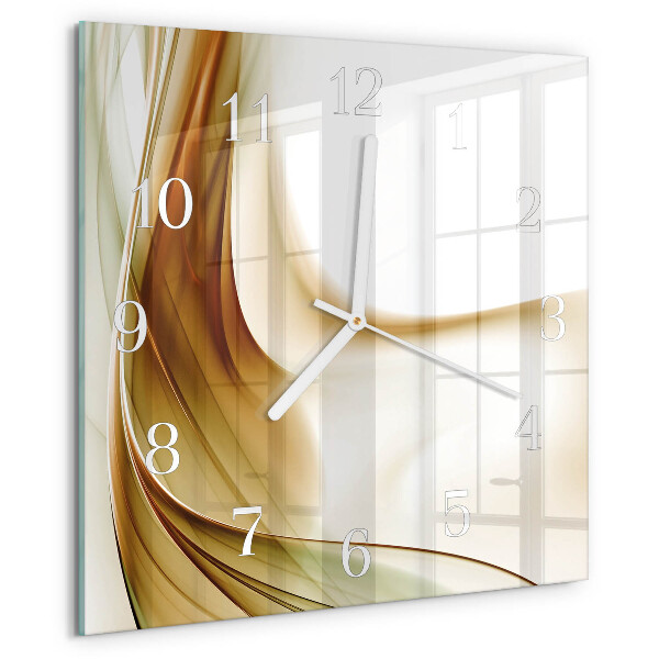 Wanduhr quadratisch Abstraktion