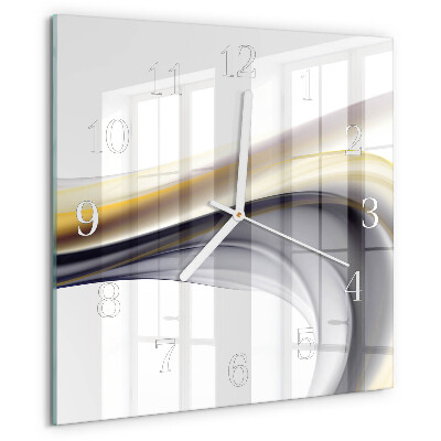 Wanduhr quadratisch Abstraktion