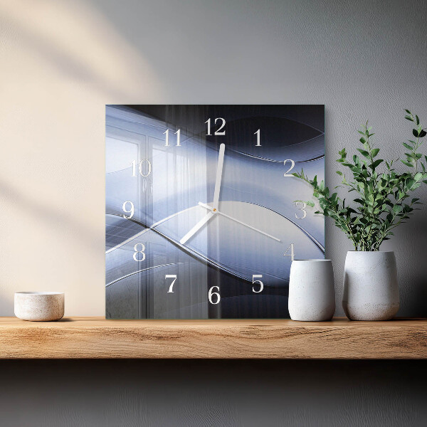 Wanduhr quadratisch Abstraktion
