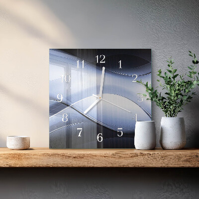 Wanduhr quadratisch Abstraktion
