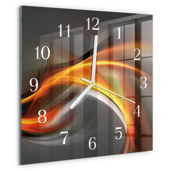 Wanduhr quadratisch Abstraktion