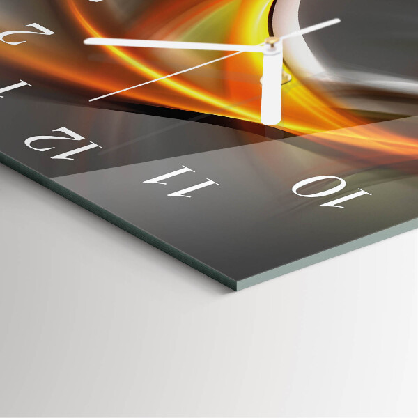 Wanduhr quadratisch Abstraktion