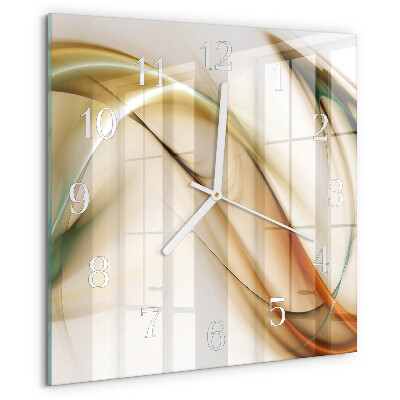 Wanduhr quadratisch Abstraktion