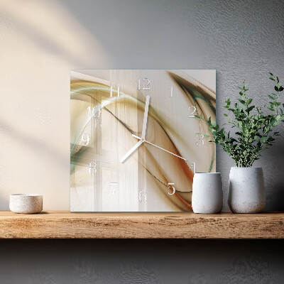 Wanduhr quadratisch Abstraktion