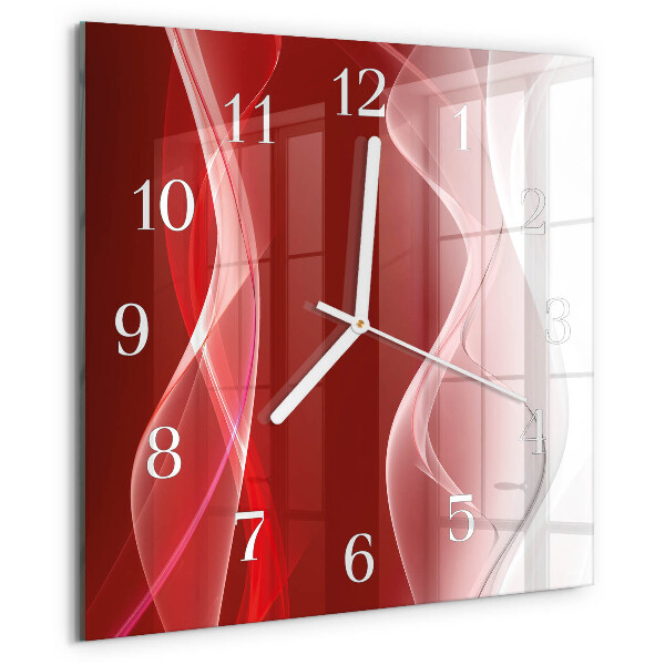 Wanduhr quadratisch Abstraktion