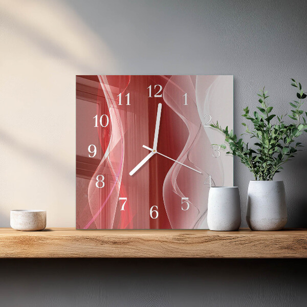 Wanduhr quadratisch Abstraktion