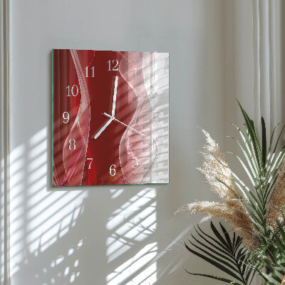 Wanduhr quadratisch Abstraktion