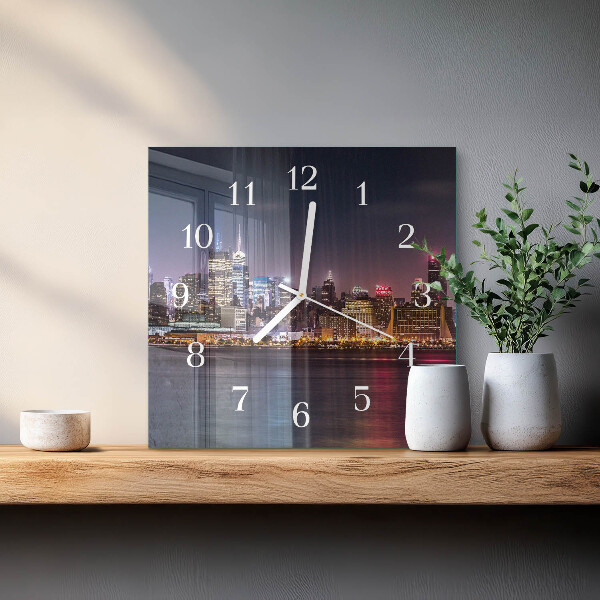 Wanduhr quadratisch Horizont