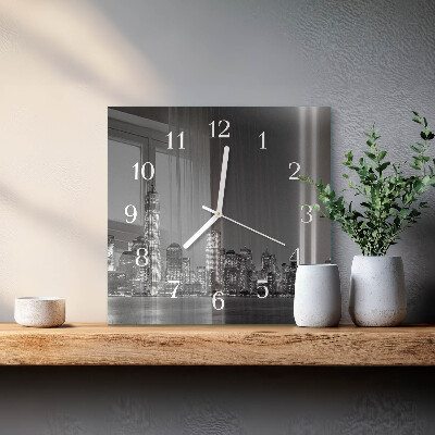 Wanduhr quadratisch Horizont