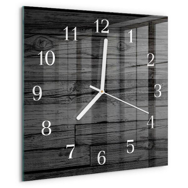 Wanduhr quadratisch Holz