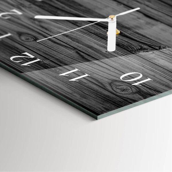 Wanduhr quadratisch Holz