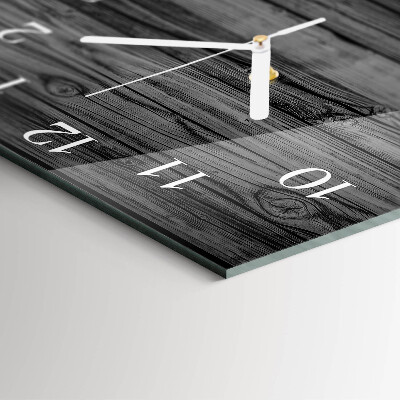 Wanduhr quadratisch Holz