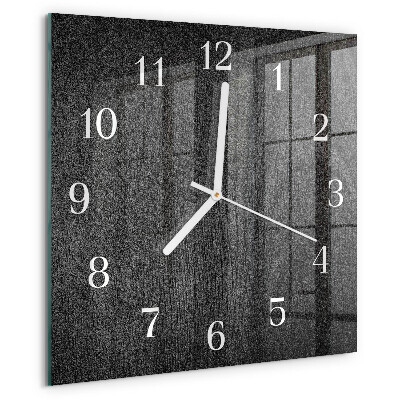 Wanduhr quadratisch Holz