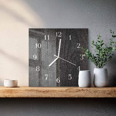 Wanduhr quadratisch Holz