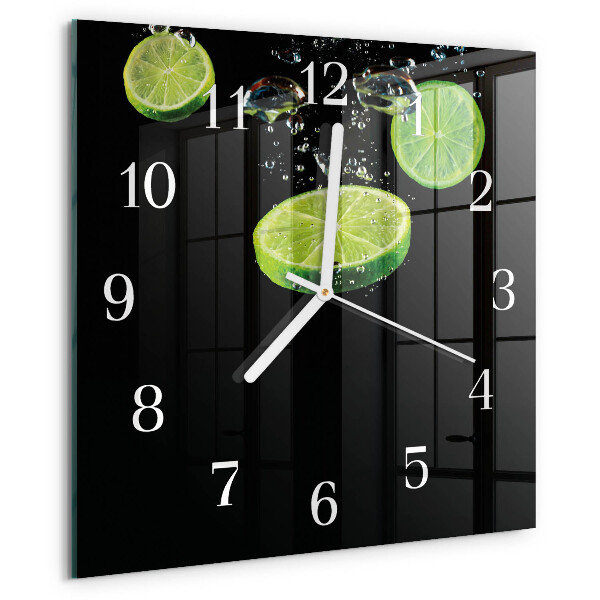 Wanduhr quadratisch Limes