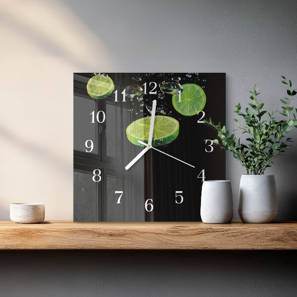 Wanduhr quadratisch Limes