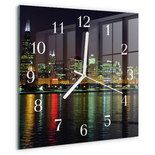 Wanduhr quadratisch Horizont