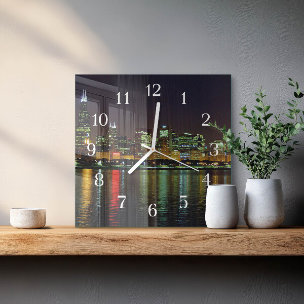Wanduhr quadratisch Horizont