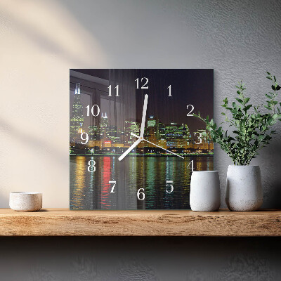 Wanduhr quadratisch Horizont