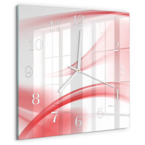 Wanduhr quadratisch Abstrakte Kunst